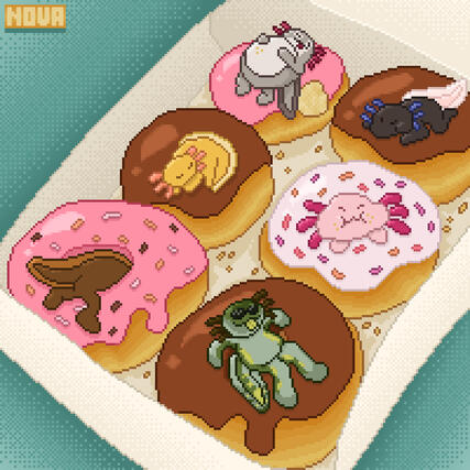 Axolotl Donuts